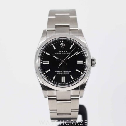 ROLEX OYSTER PERPETUAL BLACK DIAL 36MM 126000