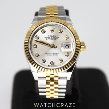 ROLEX LADY-DATEJUST TWO TONE DIAMOND MARKERS 28MM 279173