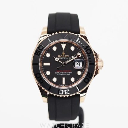 ROLEX YACHT-MASTER ROSE GOLD OYSTERFLEX 40MM 126655