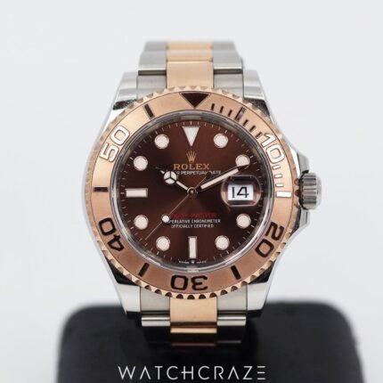 ROLEX YACHT-MASTER TWO TONE CHOCOLATE DIAL 40MM 126621