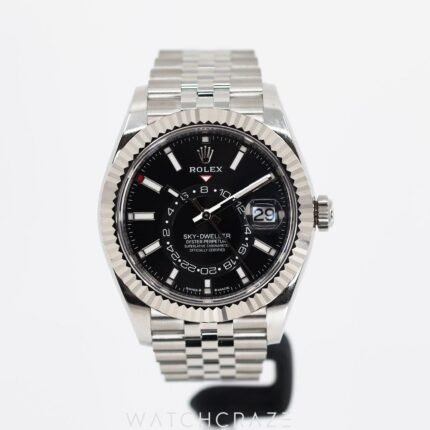 ROLEX SKY-DWELLER BLACK DIAL 42MM 336934