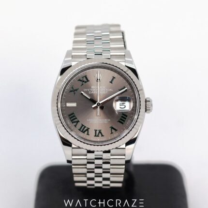 ROLEX DATEJUST WIMBLEDON DIAL 36MM 126234