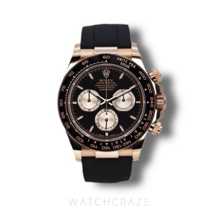ROLEX DAYTONA COSMOGRAPH ROSE GOLD BLACK DIAL 40MM 126515LN